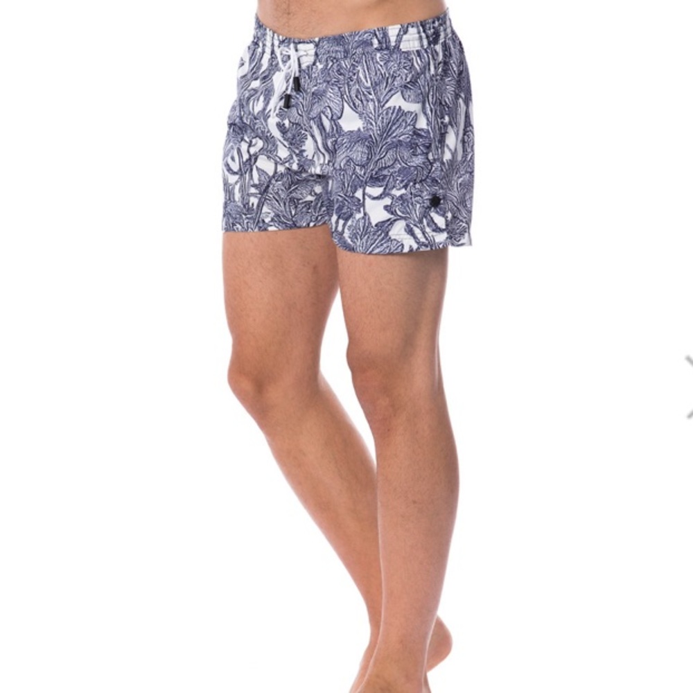 Roberto Cavalli Mens Drawstring Swim Trunks Swimwear New